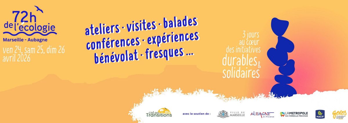 Bannière web des 72h de l'écologie 2026