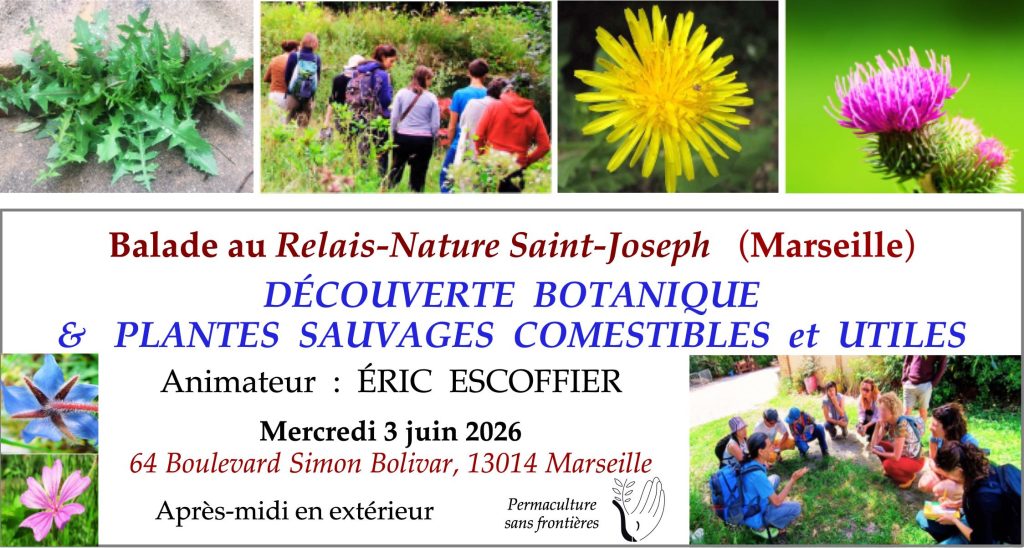 Inscription à la balade botanique du 3 juin après-midi à Marseille